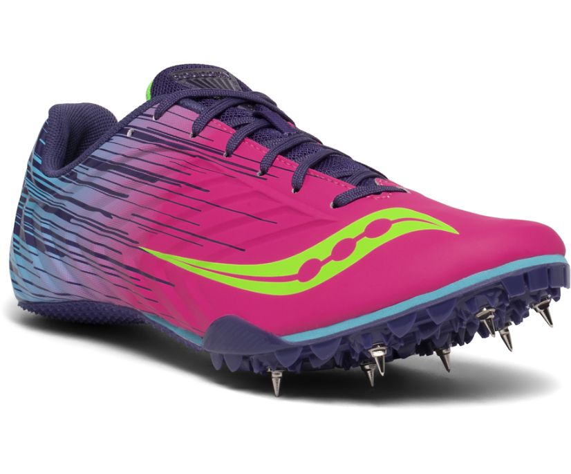 Saucony Spitfire 5 Women's Running Shoes Pink / Purple | Canada 203XYUF